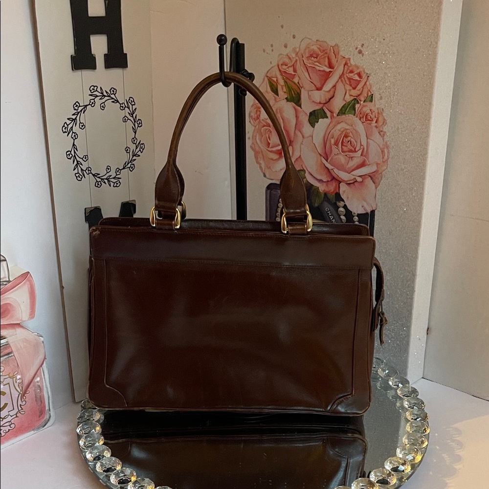 Fiocchi Italy Rich Brown Leather handbag